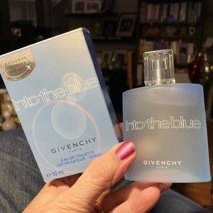 Givenchy Into The Blue 50ml EDT Spray for Women. Practically Full. Rare/Disc.